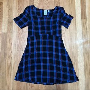 Collusion skater girl plaid dress